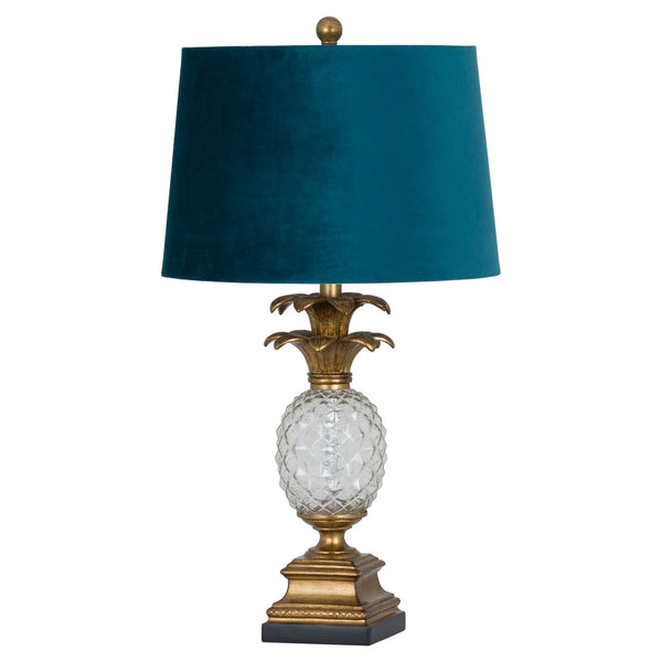 Ananas glass store table lamp